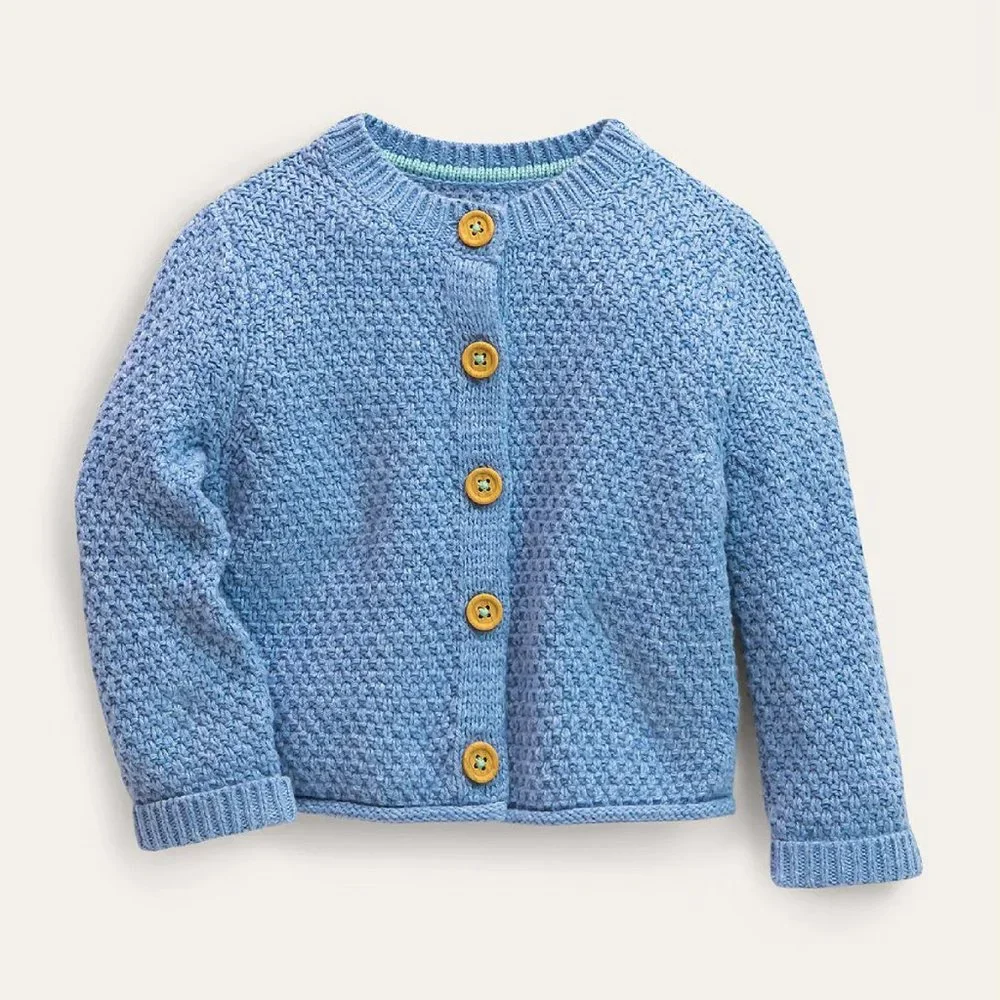 NWT Mini Boden Chunky Textured Cardigan